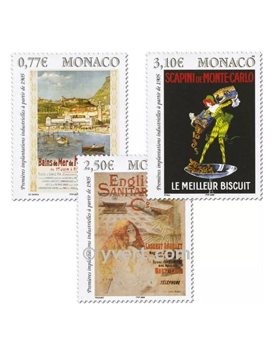 n° 2494/2496 - Timbre Monaco Poste