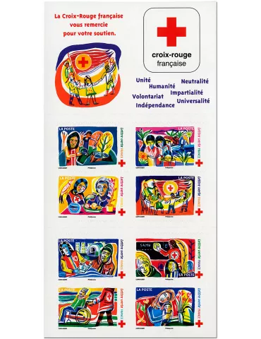 n° 2061 - Timbre France Carnets Croix Rouge (2017)