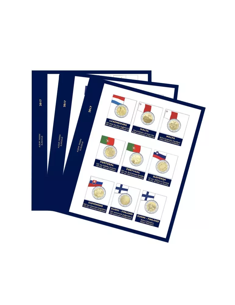 Recharges 2 EUROS commémoratifs 2018 - MARINI®