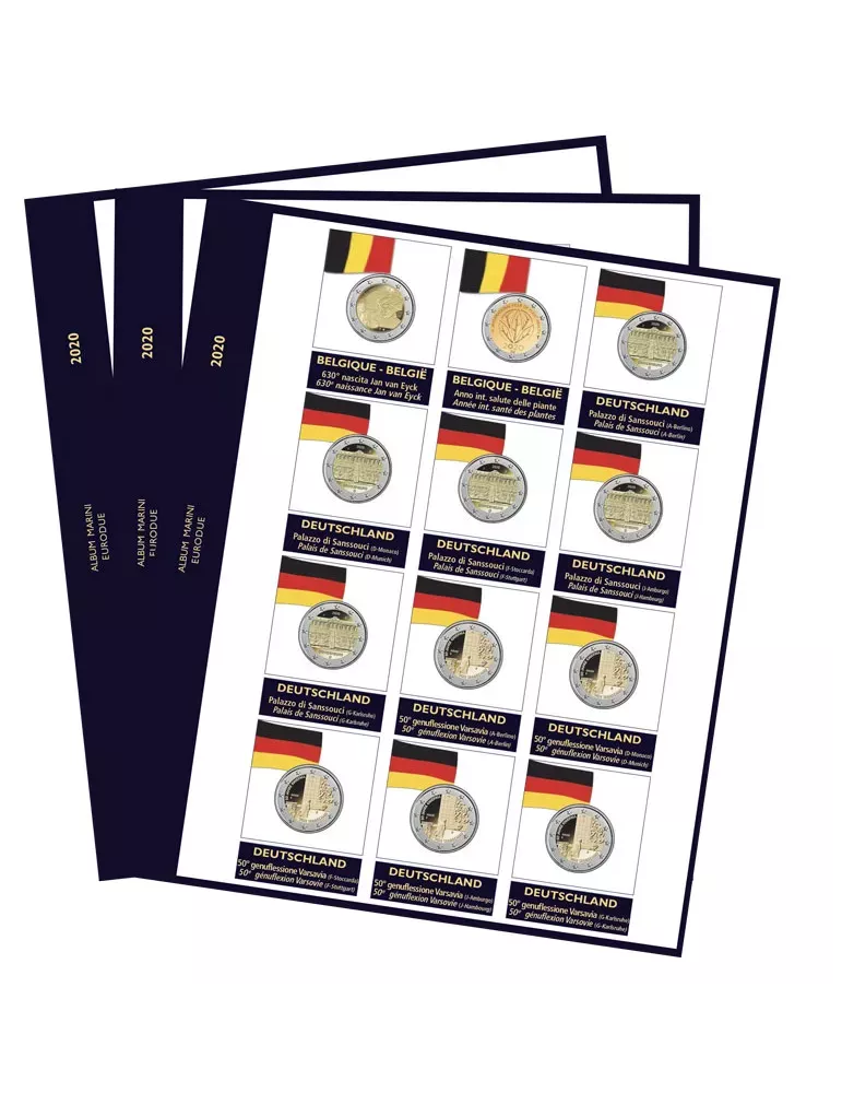 Recharges 2 EUROS commémoratifs 2021 - MARINI®