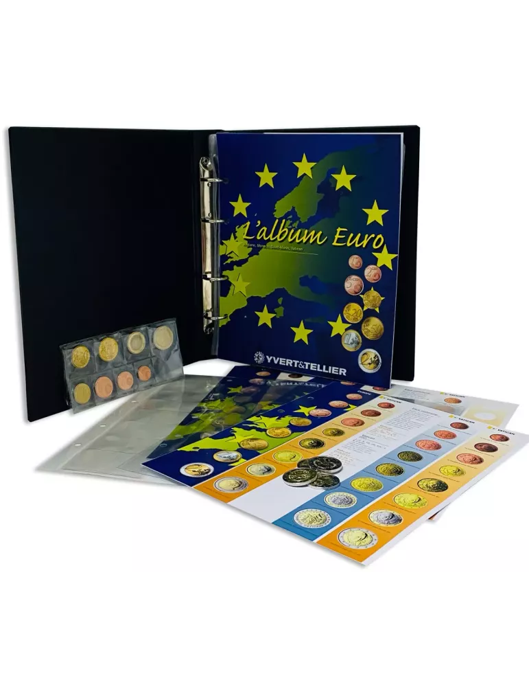 Album CARAVELLE PAYS DE L´UNION : la reliure accompagné des recharges (Pays de l´Union inclus Croatie)