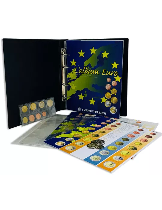 Album CARAVELLE PAYS DE L´UNION : la reliure accompagné des recharges (Pays de l´Union inclus Croatie)