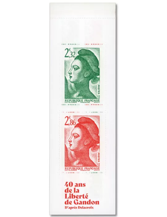 n° 1531 (n° 5635/5638) - Timbre France Carnets Divers (CARNET 40 ANS DE LA LIBERTE DE GANDON)