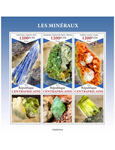 n° 8790/8792 - Timbre CENTRAFRIQUE Poste