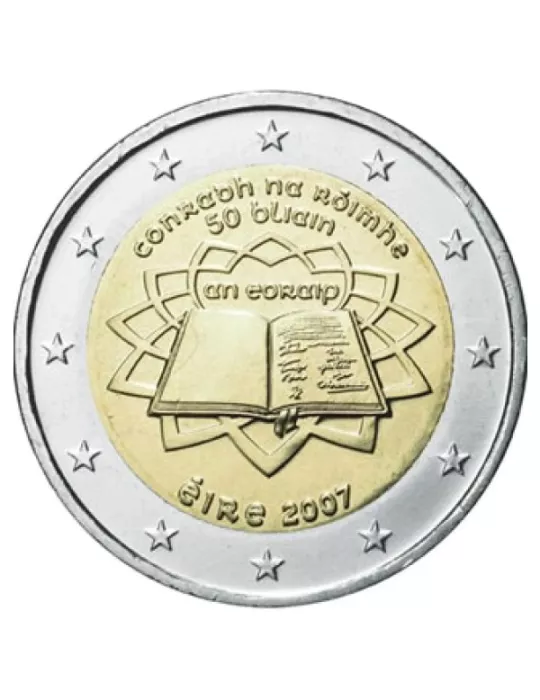 2 EURO COMMEMORATIVE 2007 : IRLANDE (50e anniversaire du traité de Rome)