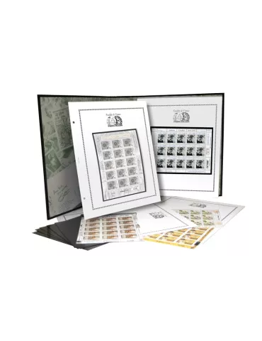 Feuilles FS Feuillets de France : pages vierges (x10) 2