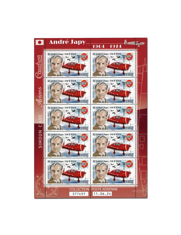 n° F97a - Timbre FRANCE Poste aérienne