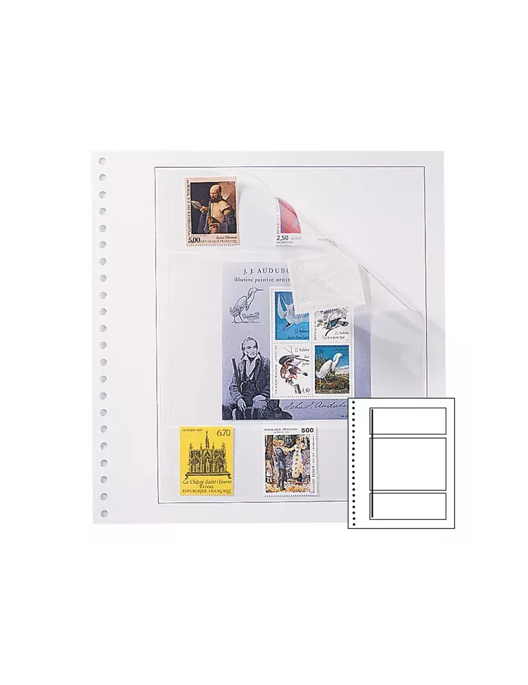 Recharges Recto-Verso Duo-Supra : 1 poche centrale + 2 bandes