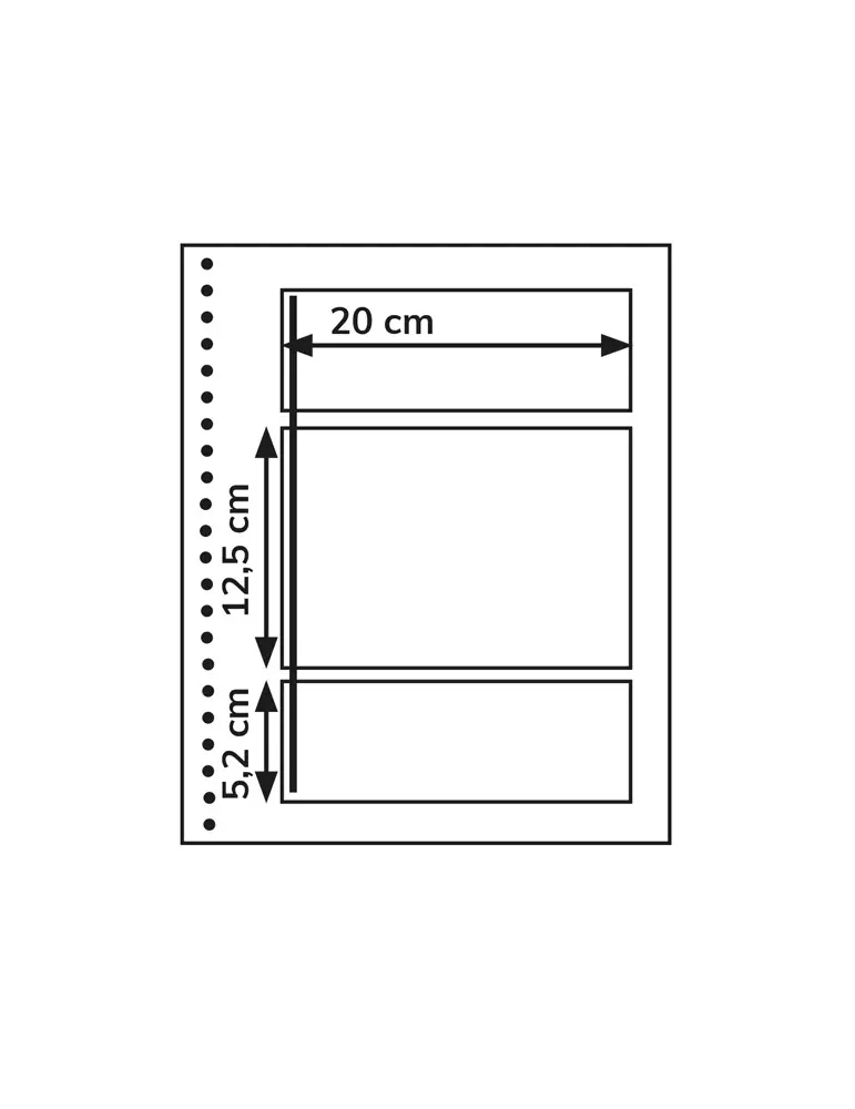 Recharges Recto-Verso Duo-Supra : 1 poche centrale + 2 bandes