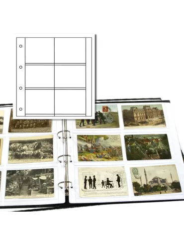 Recharges ALBUM CP LUXE : 6 cases horizontales (Cartes Postales anciennes) 2