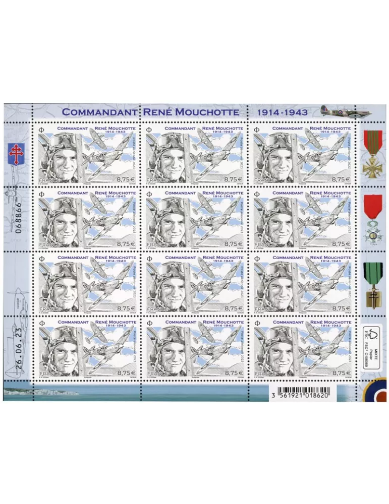 n° F3 - Timbre France Feuillets de France (PA n° 95)