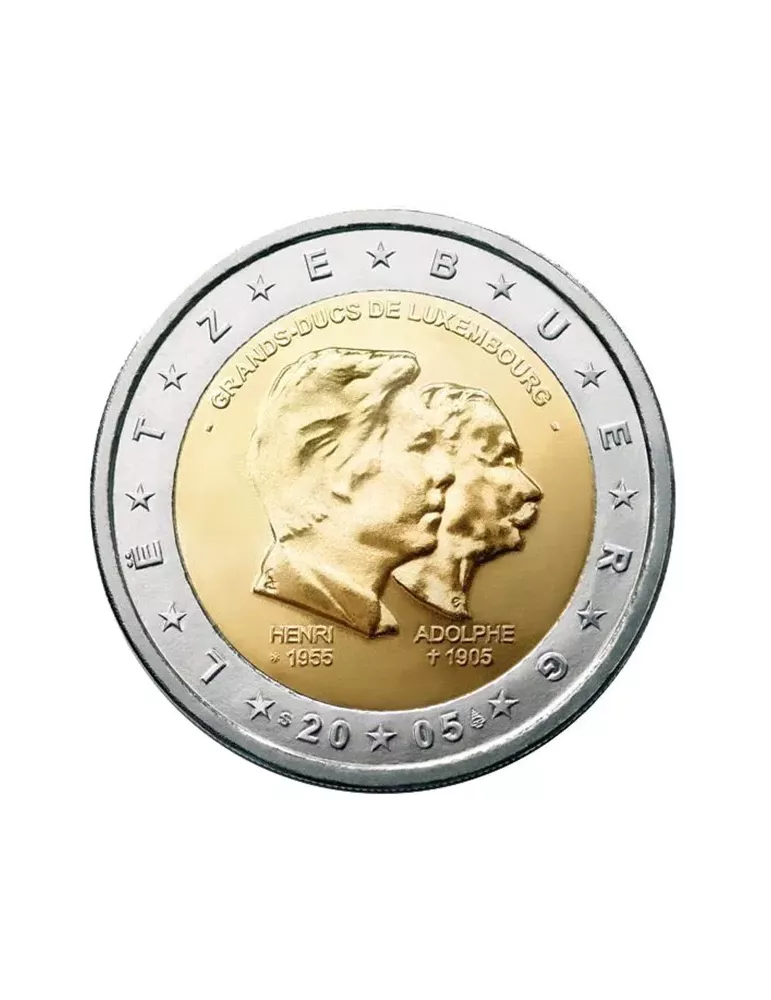 2 EURO COMMEMORATIVE 2005 : LUXEMBOURG (50e anniversaire du grand-duc Henri°