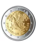 2 EURO COMMEMORATIVE 2005 : FINLANDE (60 ans des NU et 50 ans de l'adhésion de la Finlande aux NU)