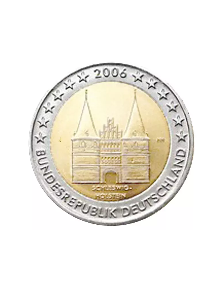 2 EURO COMMEMORATIVE 2006 : ALLEMAGNE - J (Heidelberg)