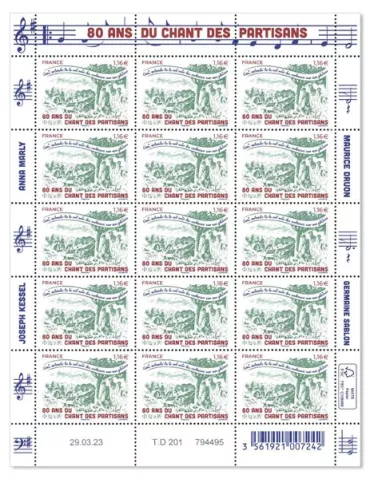 n° F100 - Timbre France Feuillets de France (n° 5686)