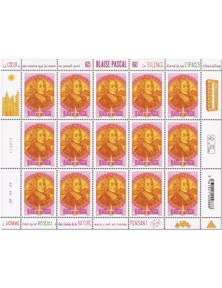 n° F103 - Timbre France Feuillets de France (n° 5695)