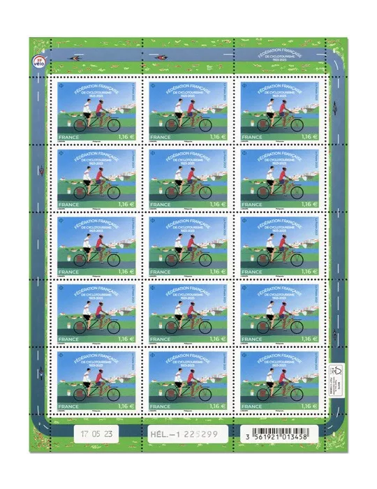 n° F109 - Timbre France Feuillets de France (n° 5704)