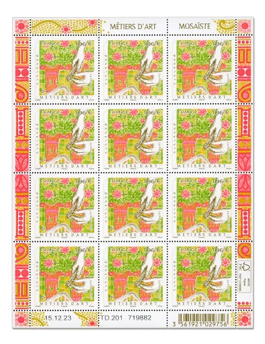 n° F123 - Timbre France Feuillets de France (n° 5742)