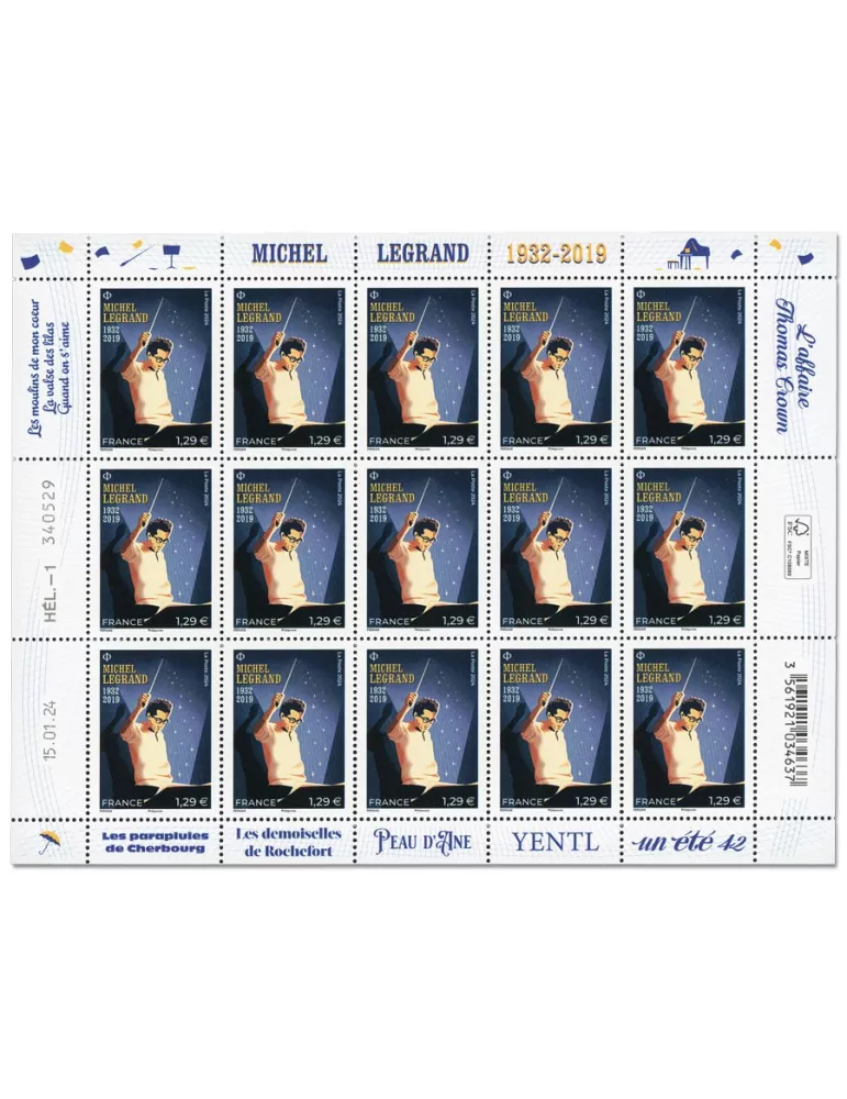 n° F126 - Timbre France Feuillets de France (n° 5754)