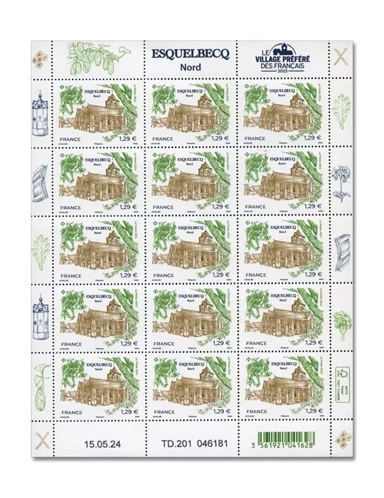 n° F150 - Timbre France Feuillets de France (n° 5798)