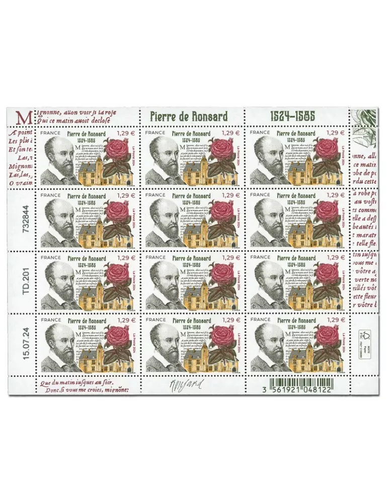 n° F155 - Timbre France Feuillets de France (n° 5804)