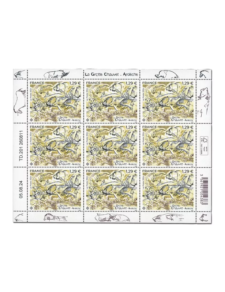 n° F165 - Timbre France Feuillets de France (n° 5821)