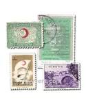 TURQUIE : pochette de 1000 timbres (Oblitérés)