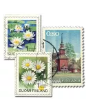 FINLANDE : pochette de 300 timbres (Oblitérés)