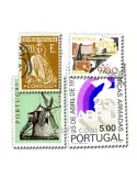PORTUGAL : pochette de 100 timbres (Oblitérés)