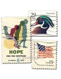 ETATS-UNIS : pochette de 500 timbres (Oblitérés)