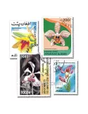 ORCHIDEES : pochette de 50 timbres (Oblitérés)