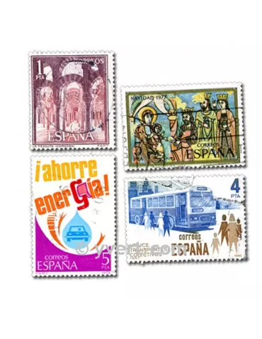 ESPAGNE : pochette de 500 timbres (Oblitérés)