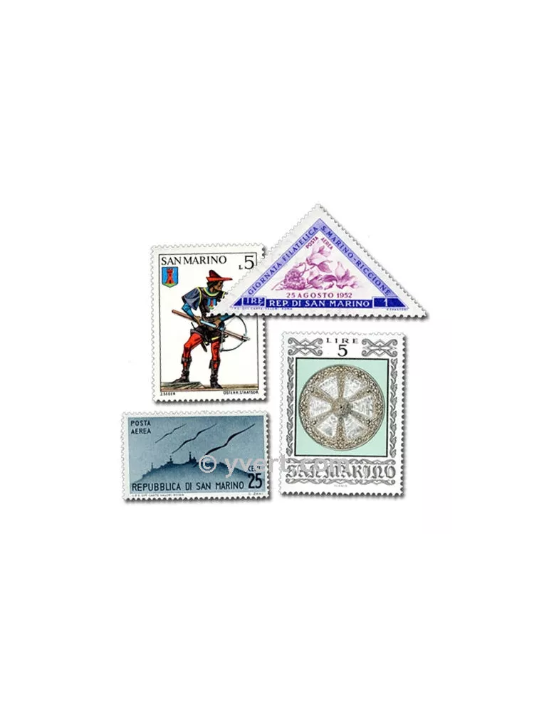 ST MARIN : pochette de 200 timbres (Oblitérés)