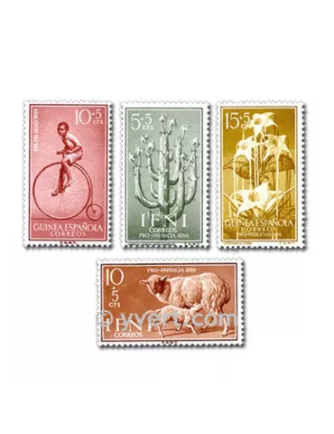 POSS. ESPAGNOLES : pochette de 100 timbres (Oblitérés)