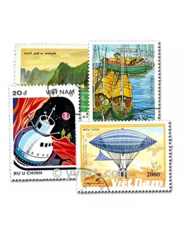 VIETNAM : pochette de 300 timbres (Oblitérés)