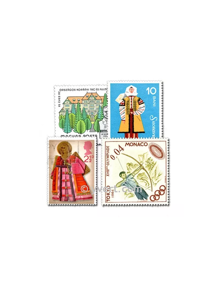 Lot De 500 Timbres Divers Europe – Hors Allemagne – Idéal Pour Collectionneurs Débutants Et Confirmés – Prophila Qualité Garantie