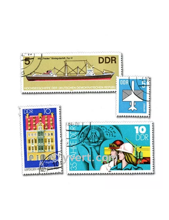 ALLEMAGNE : pochette de 1000 timbres (Oblitérés)