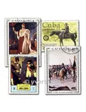 NAPOLEON : pochette de 100 timbres (Oblitérés)