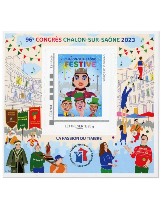 n° 22 - Timbre France FFAP