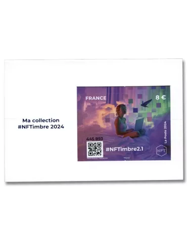 n°2-1 - Timbre FRANCE Timbres Crypto 2