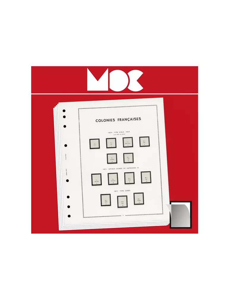 MOC SF : ALGÉRIE I (Avant indépendance) - 1924-1958 (avec pochettes) LEUCHTTURM