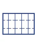 PLATEAU MALETTE DIAMANT (15 CASES CARREES : 50mm ) - SAFE®