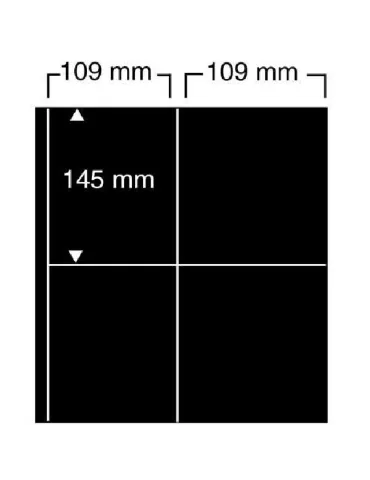 FEUILLES COMPACT A4 (8 POCHES : CARTES A JOUER) - SAFE® (x10)