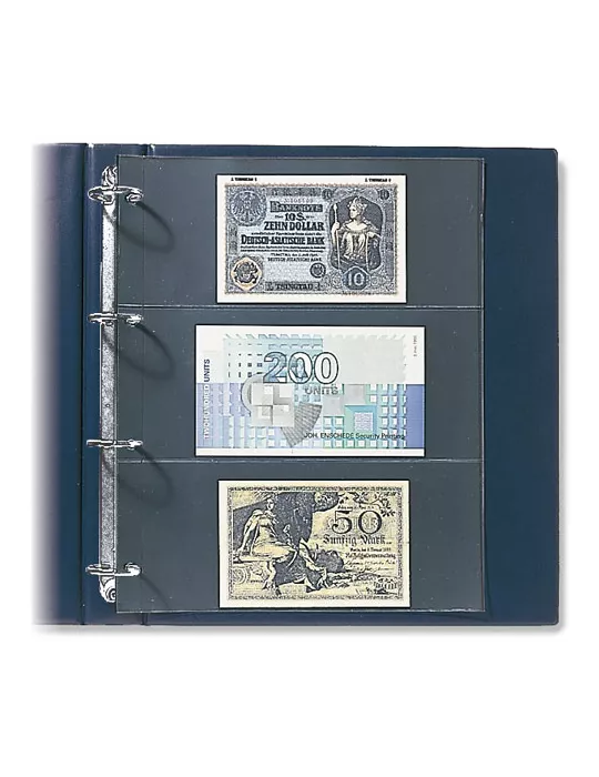 FEUILLES COMPACT A4 (4 POCHES POUR ETIQUETTES DE VIN : 220x145mm) - SAFE® (x10)