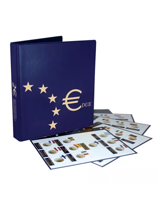 Album 2 Euros commémoratifs (2014-2015) - MARINI® (Nouveau design)