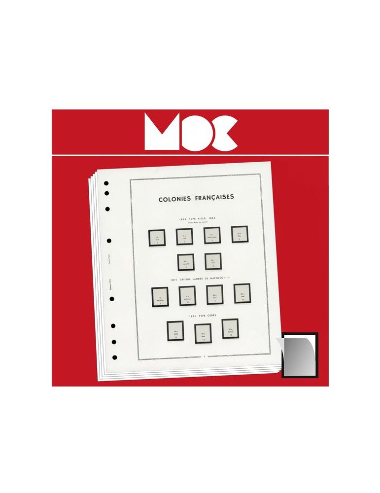 MOC SF : AFARS ET ISSAS - 1967-1977 (avec pochettes) LEUCHTTURM