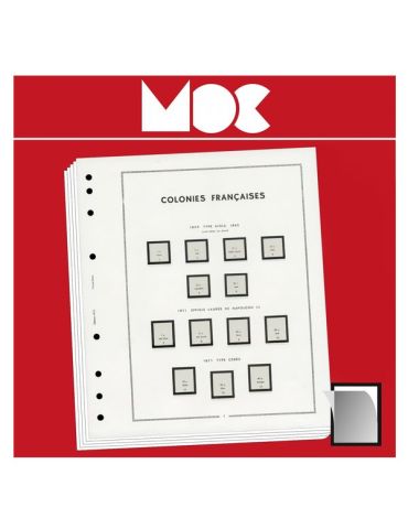 MOC SF : FEZZAN & GHADAMES - 1943-1951 (avec pochettes) LEUCHTTURM