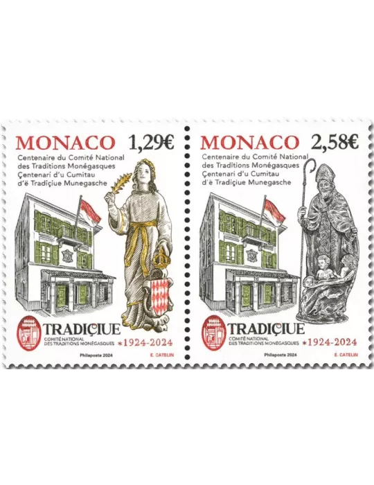 n° 3437/3438 - Timbre MONACO Poste