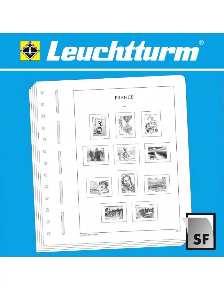 FRANCE SF : 2005-2009 (avec pochettes) LEUCHTTURM