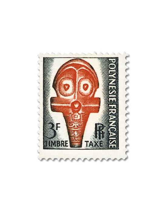 n° 1/3 -Timbre Polynésie Taxe